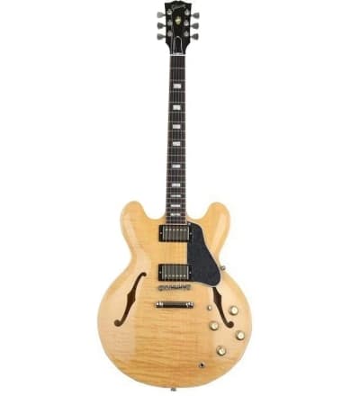Полуакустическая гитара GIBSON 2018 MEMPHIS ES-335 FIGURED DARK VINTAGE NATURAL