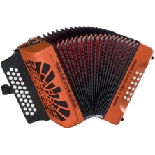 Аккордеон Hohner El Rey del Vallenato GCF, orange (A4925)