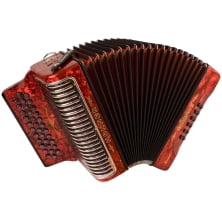 Аккордеон Hohner Corona II XTREME FBbEb, red (A5444)