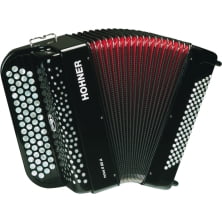 Баян Hohner Fun Nova II 80 Iight (A7002) black celluloid
