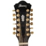 12 струнная гитара Ibanez AEL2012E-TKS TRANSPARENT BLACK SUNBURST